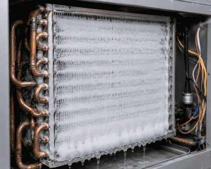 Frozen Evaporator Coils repair near me