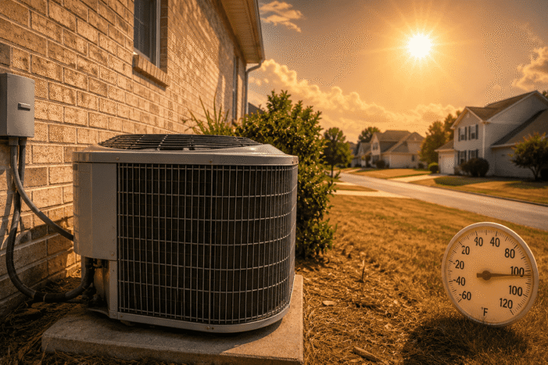 Why Is My AC Running Constantly During a North Carolina Heat Wave?