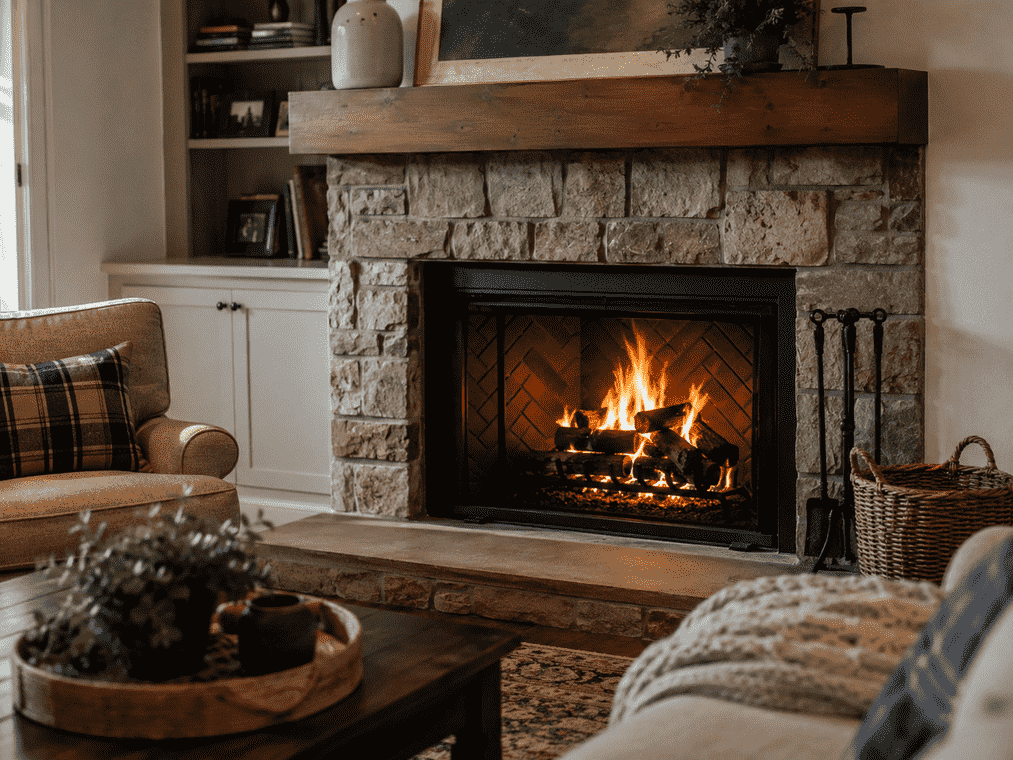 Gas Fireplace Logs maintenance