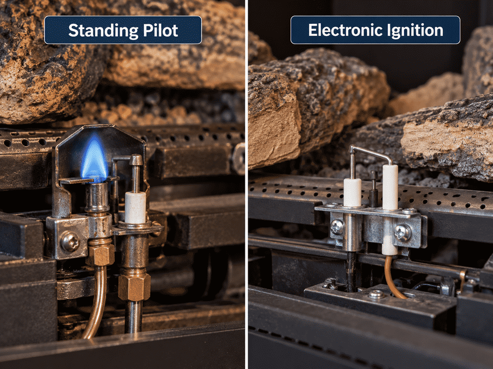 Standing Pilot vs. Electronic Ignition